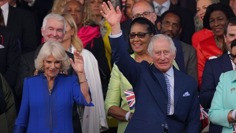 Charles joked to Lionel Richie and Katy Perry at Windsor Castle: ‘I just wanted to check how long you’ll be using this room for.’