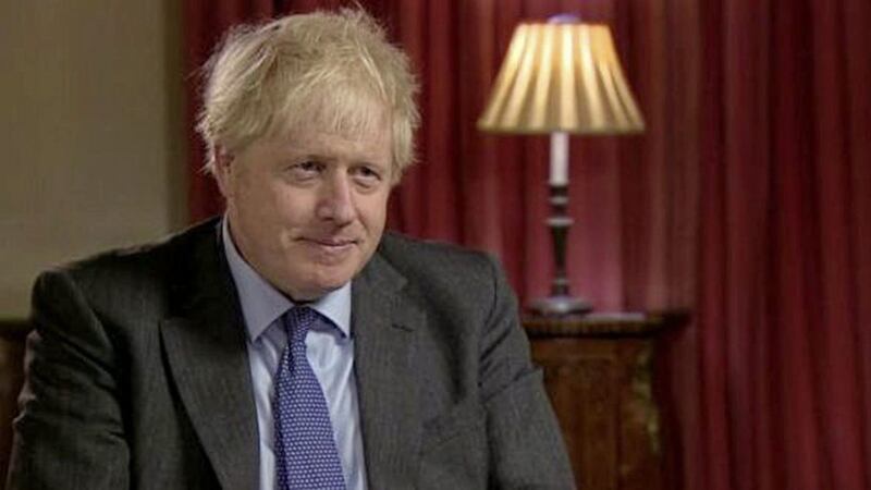 Boris Johnson speaking to the BBC 