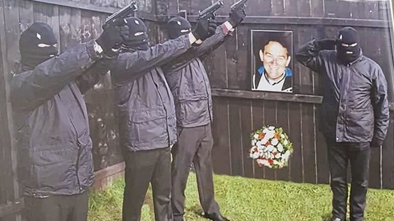 Shots fired in west Belfast last week in tribute to IRA man Peter Rooney 