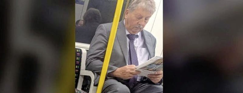 Sammy Wilson was previously photographed on the London Underground without a face covering 