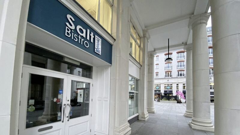 Salt Bistro in Belfast&#39;s St Anne&#39;s Square has closed its doors after seven years. Photo: Mal McCann 