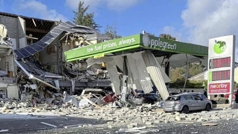 The explosion ripped through the Creeslough Applegreen 
