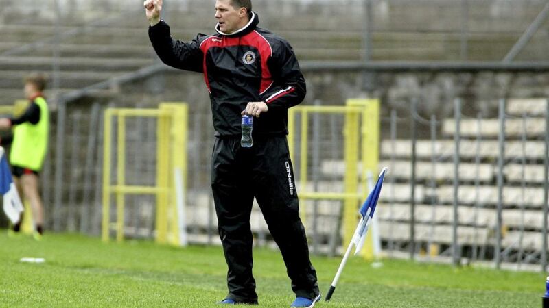 Tyrone U17 manager Collie Holmes. Picture by Seamus Loughran 