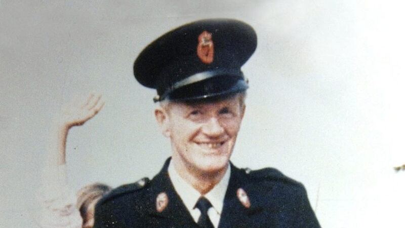 Joe Campbell, Eoghan&#39;s grandfather, who was murdered outside the police station in Cushendall in 1977 
