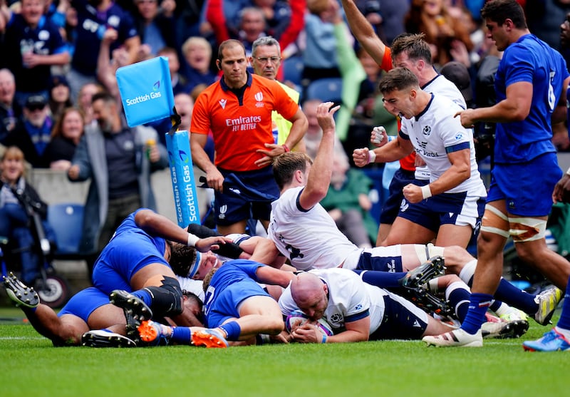 Scotland defeated France at Murrayfield last August