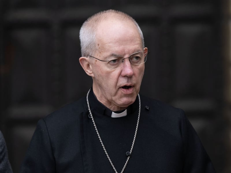 Archbishop of Canterbury Justin Welby has “joyfully” welcomed the blessings proposals but will not personally carry them out (Doug Peters/PA)