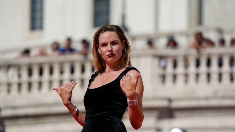 Actress Rebecca Ferguson (AP Photo/Alessandra Tarantino)