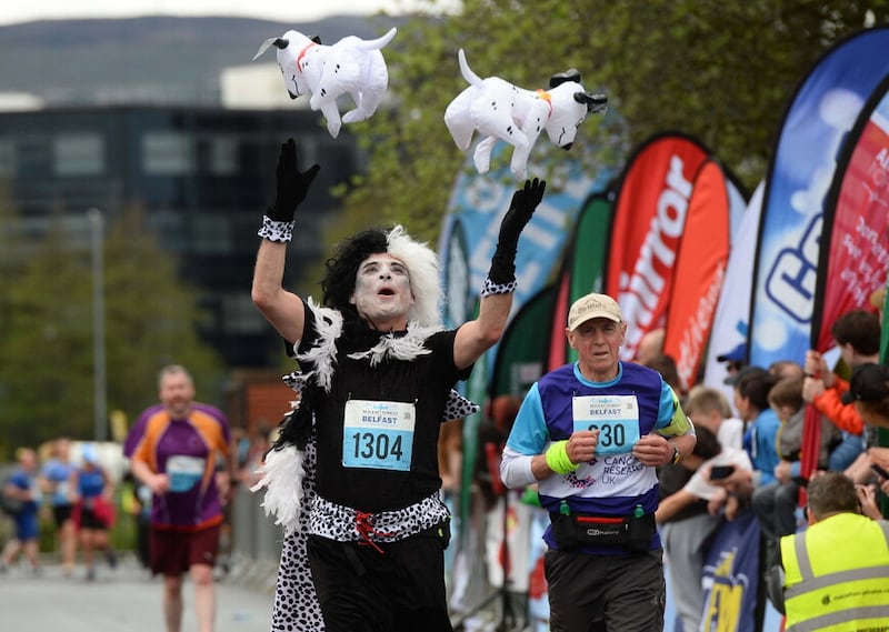 Belfast City Marathon. Picture by Mark Marlow