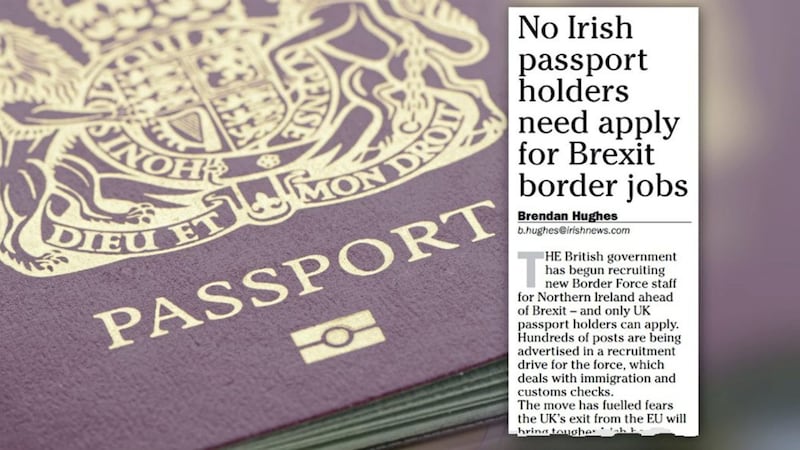 The move comes after The Irish News revealed only British passport holders were eligible for the jobs 