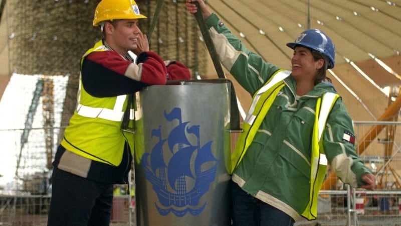 Builders at the O2 arena accidentally dug up and damaged the Blue Peter time capsule 33 years early