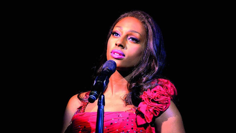 Alexandra Burke in the role of Rachel Marron in hit musical The Bodyguard which comes to the Belfast stage this month 