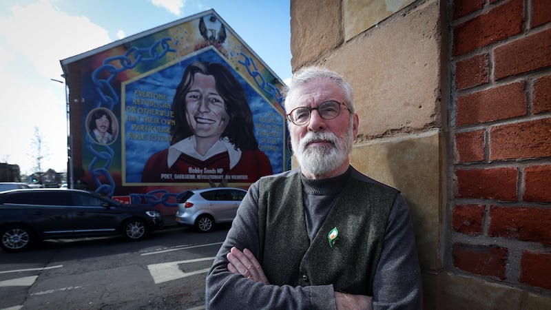 Former Sinn Féin president Gerry Adams. Picture by Mal McCann