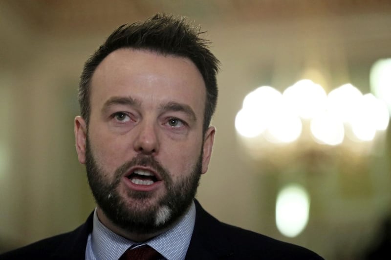 Colum Eastwood criticised Sinn F&eacute;in members who sought to justify the deputy first minister&#39;s attendance at Bobby Storey&#39;s funeral. Picture by Brian Lawless/PA Wire 
