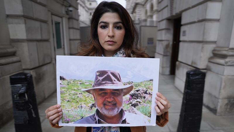 Roxanne Tahbaz has campaigned for the release of her father, Morad Tahbaz, from Iran (Stefan Rousseau/PA)