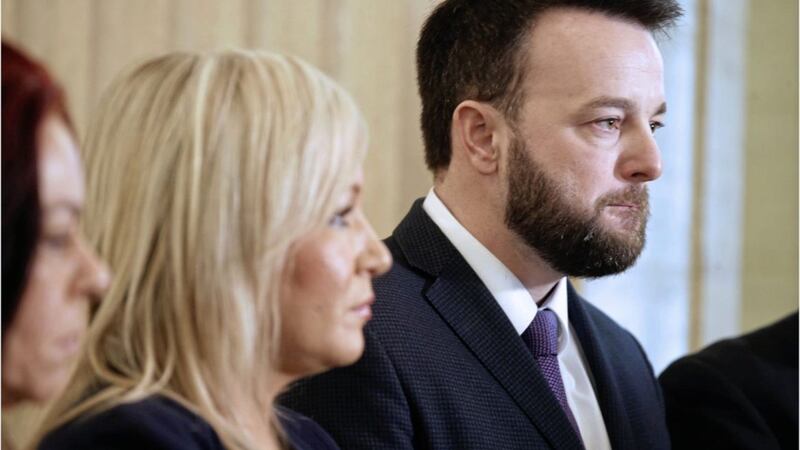 A failure of to transfer votes between the two nationalist parties led by Michelle O&#39;Neill and Colum Eastwood could allow DUP and TUV candidate to secure some seats. Picture by Hugh Russell 