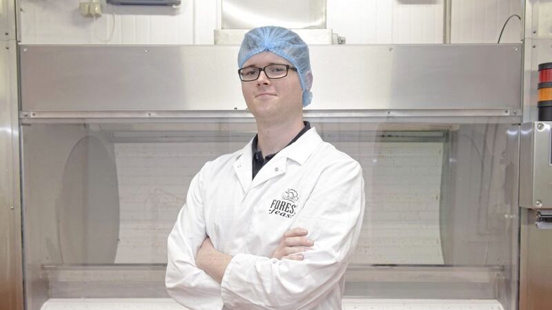 David Jones, research &amp; development manager at Kestrel Foods. Photo: Simon Graham 