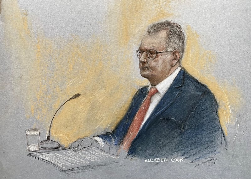 Jeffrey Donaldson will return to the witness stand on Friday