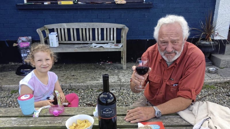 Brian Black pictured recently with his grand-daughter, Penny (7) 