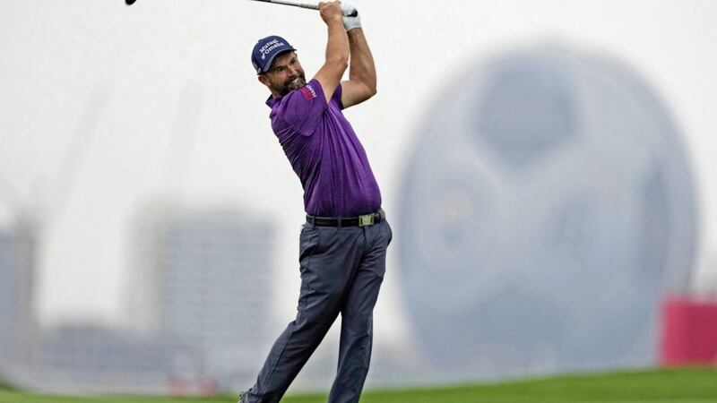 Padraig Harrington hit six birdies in the first round of the Valero Texas Open to take a share of second place