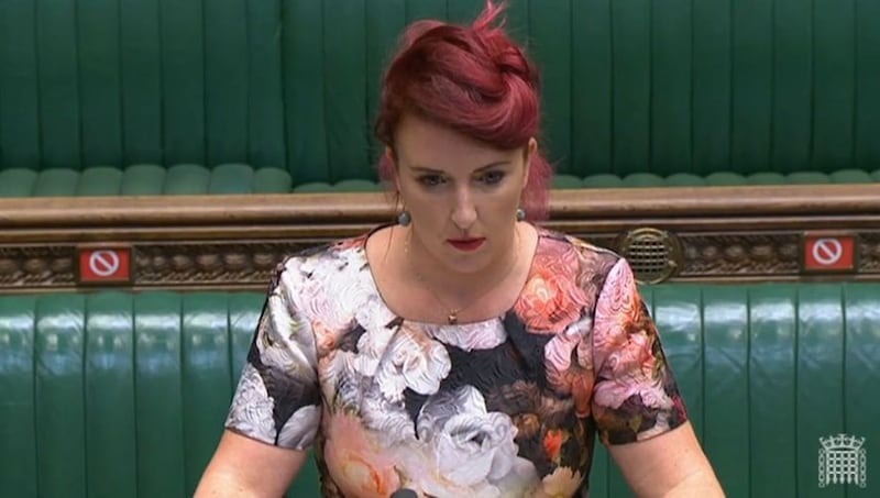&nbsp;Shadow Northern Ireland secretary Louise Haigh responds to Northern Ireland Secretary Brandon Lewis statement to MPs in the House of Commons, London, on addressing the legacy of Northern Ireland's past. Picture date: Wednesday July 14, 2021.