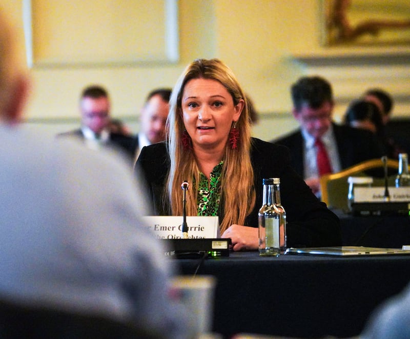 Senator Emer Currie, chairwoman of the Sovereign Affairs Committee of the British-Irish Parliamentary Assembly
