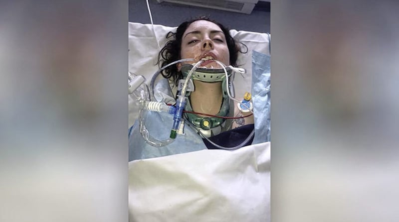 Courtney Ashe (18) has been placed in an induced coma after a drugs overdose 