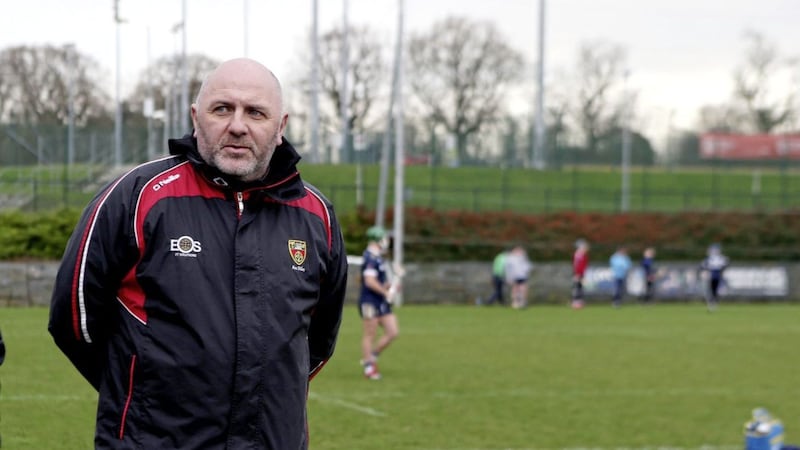 Down hurling manager Ronan Sheehan will put his players through their paces this Sunday ahead of the start of the Conor McGurk Cup.<br /> Picture by S&eacute;amus Loughran