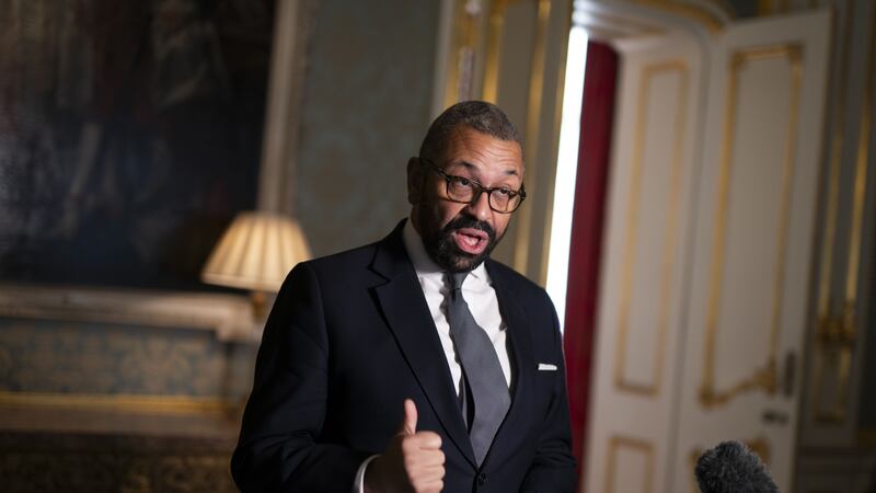 Home Secretary James Cleverly will announce the package on net migration to MPs on Monday (Jordan Pettitt/PA)