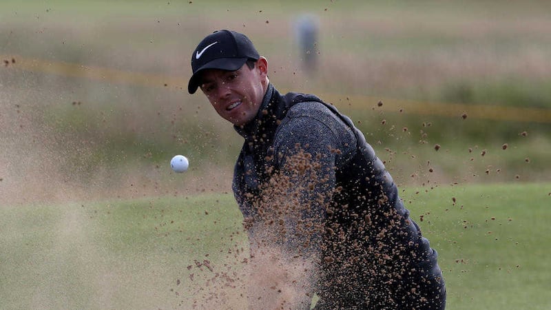Co Down golfer Rory McIlroy will begin his pursuit of his Open Championship title today. Picture by Peter Byrne/PA Wire 