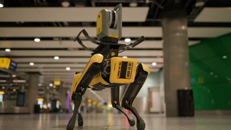 Heathrow Airport has employed a robot dog in a bid to improve safety and efficiency of the airport’s major construction projects.