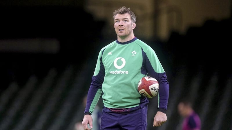 Ireland&#39;s Peter O&#39;Mahony during a Captains Run at Principality Stadium, Cardiff. Picture date: Friday February 3, 2023. 