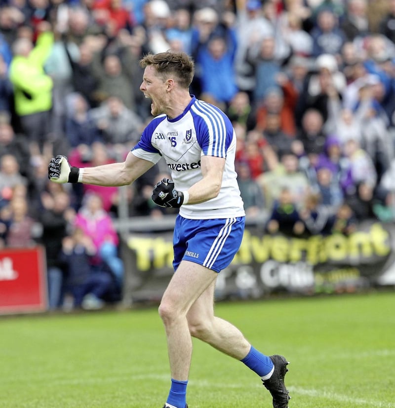 Conor McManus&#39; goal was the difference between Monaghan and Cavan at the weekend. Picture by Philip Walsh 