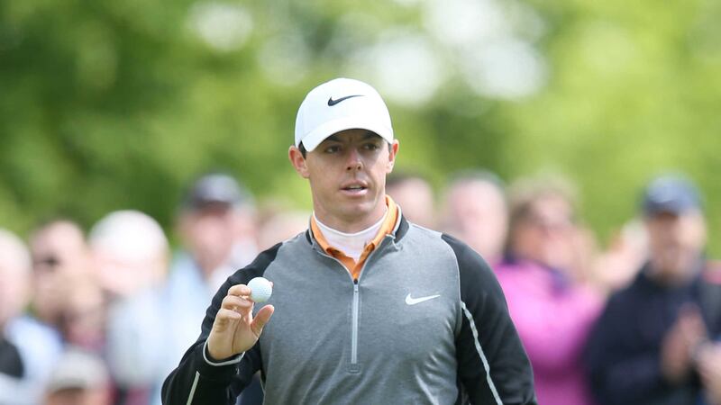 Rory McIlroy on the fourth green during day four of the Irish Open at the K Club in county Kildare on Sunday<br />Picture by PA&nbsp;