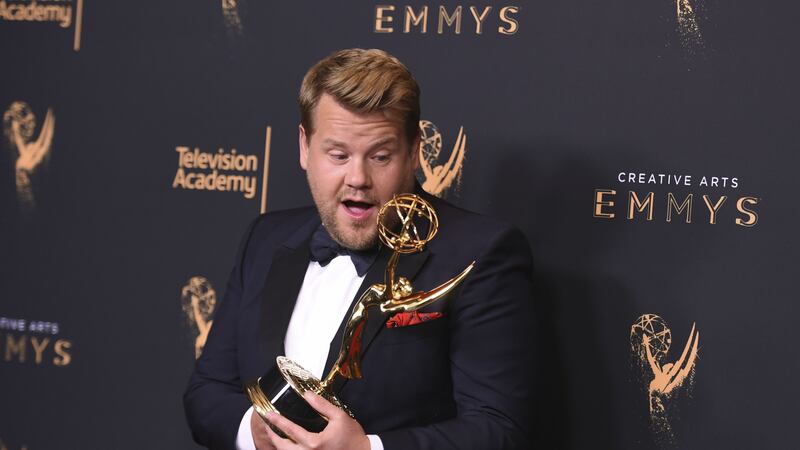 The British star, 39, was criticised after he was pictured backstage at the Emmys with Spicer, who made a cameo at the TV awards ceremony.