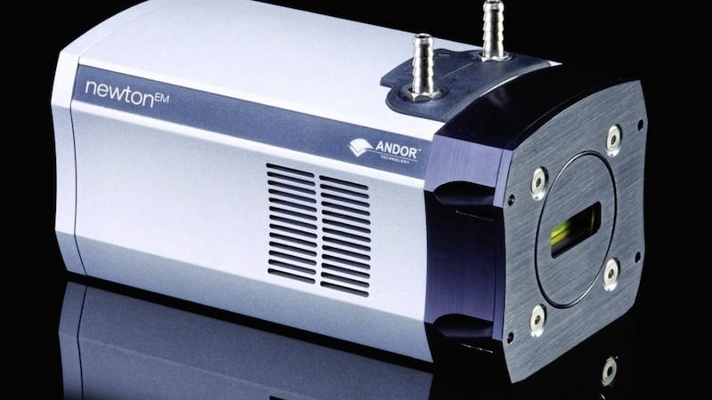 A spectroscopy camera produced in west Belfast by Andor, whose parent company Oxford Instruments reported another increase in sales in the last year 