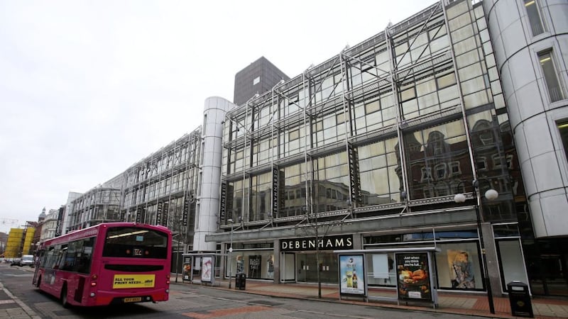 Debenhams&#39; CastleCourt outlet, one of the largest retail stores in Belfast, will soon close for good. Picture by Mal McCann. 