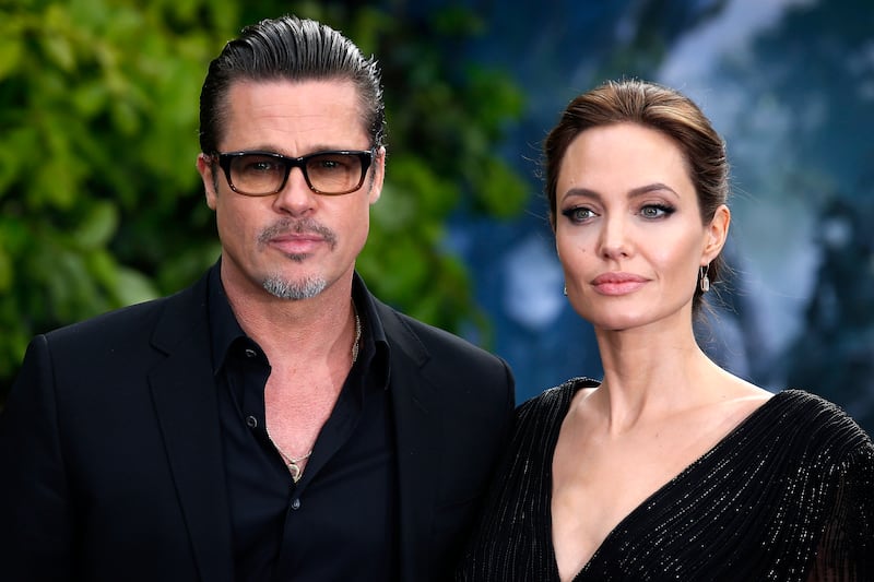 Brad Pitt and Angelina Jolie before the split (Justin Tallis/PA)