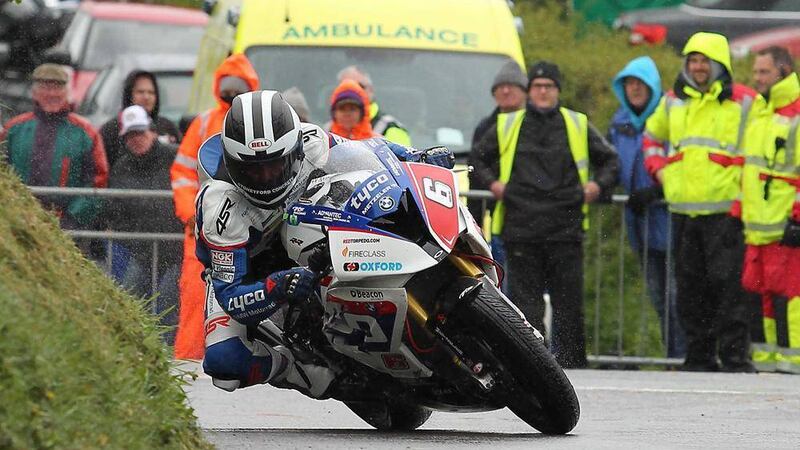 William Dunlop may miss the remainder of the TT after crashing out of a practice session on Monday 