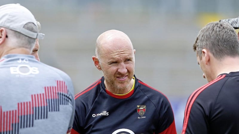 Paddy Tally&#39;s three-year term ended with the Ulster Championship loss to Donegal in June. Pic Philip Walsh. 