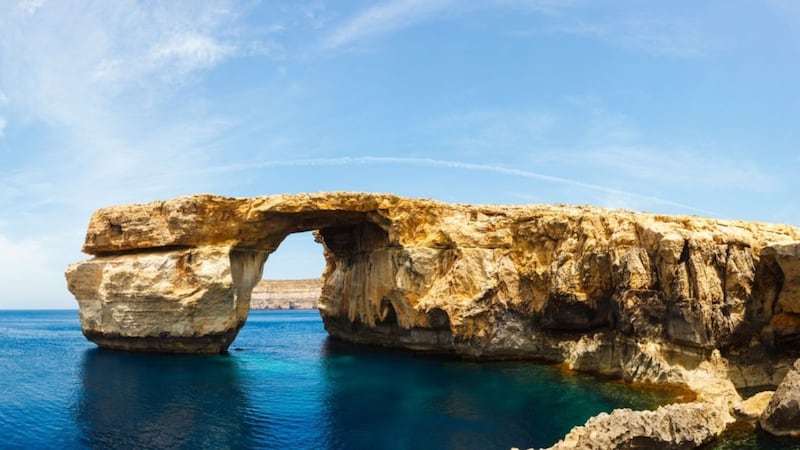 Malta's iconic Azure Window collapses into the sea