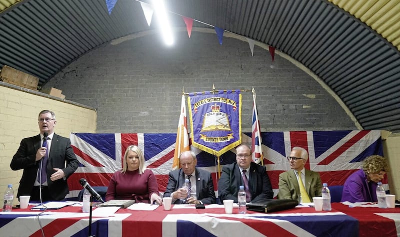 Unionist opposition to the NI Protocol might have stirred some support at rallies in Orange halls last summer, but MPs at Westminster have been unimpressed by DUP opposition to the Windsor Framework. Picture by Bian Lawless/PA Wire 