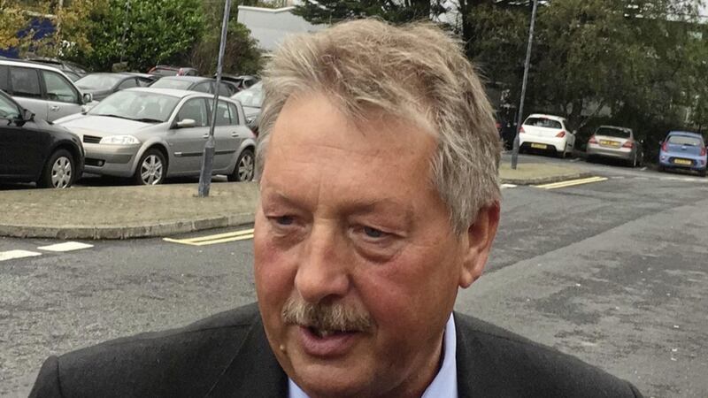 Sammy Wilson warned that the DUP could back a vote of no confidence in Theresa May. Picture by Michael McHugh/PA Wire