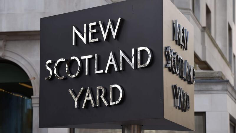 The New Scotland Yard sign (Kirsty O’Connor/PA)