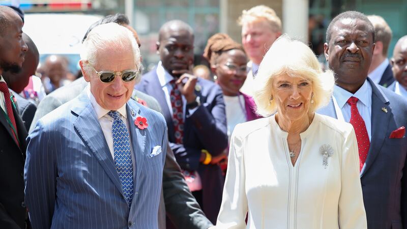 The King and Queen at the start of their State Visit to Kenya (Chris Jackson/PA)