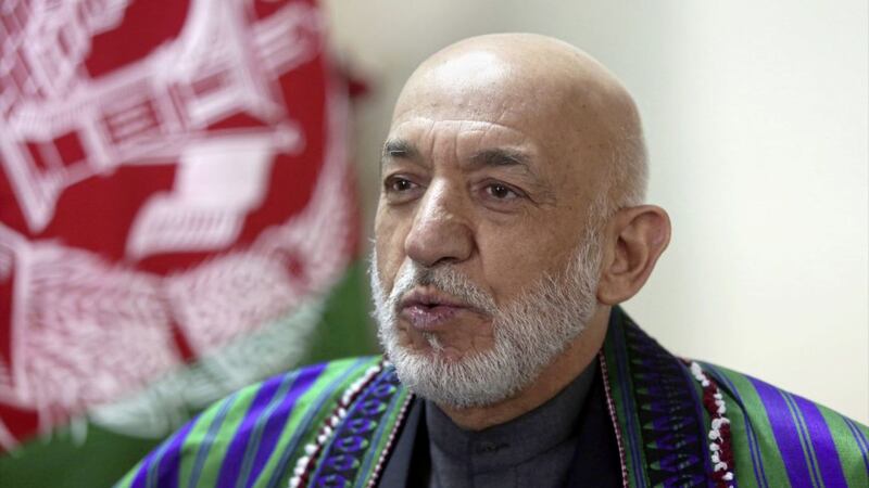Former Afghan president Hamid Karzai called the recent use of the largest-ever non-nuclear bomb &ndash; the GBU-43 Massive Ordnance Air Blast (Moab) bomb in Nangarhar province by the US &ndash; an immense atrocity against the Afghan people PICTURE: Rahmat Gul/AP 