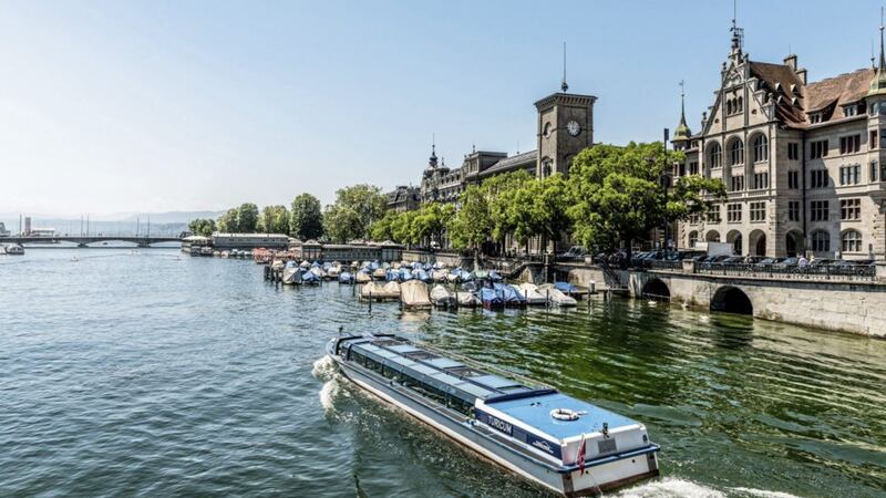 The Swiss city of Zurich &ndash; Lake Zurich is popular for swimmers in summertime and it&#39;s even said the water is clean enough to be drinkable 
