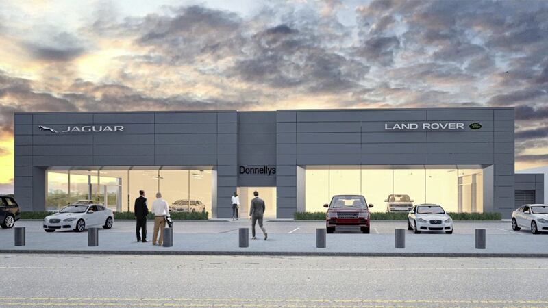 Building work starts this month on the Donnelly Group&#39;s new &pound;6 million Jaguar Land Rover showroom in Dungannon 