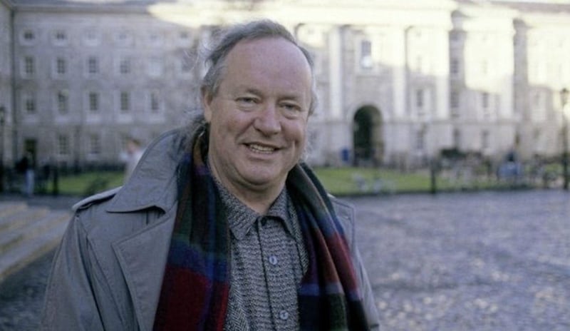 Co Kerry poet Brendan Kennelly has died at the age of 85. Picture from RT&Eacute; 