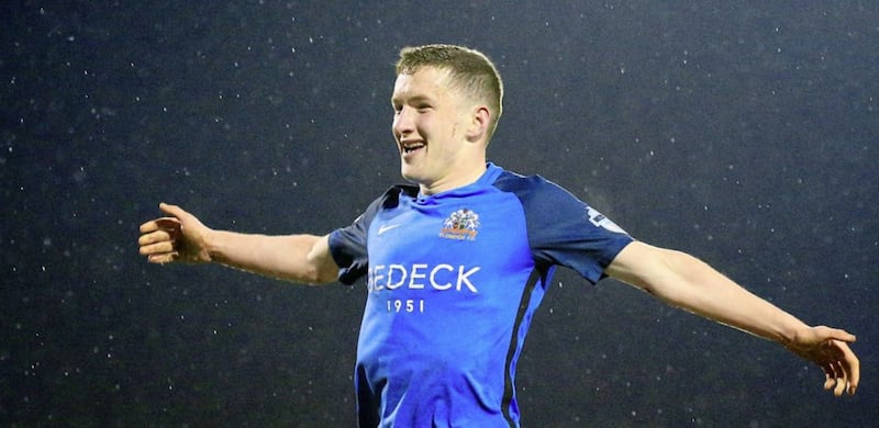 Bobby Burns made an outstanding impact with Glenavon that earned him a three-year deal with SPL club Hearts 