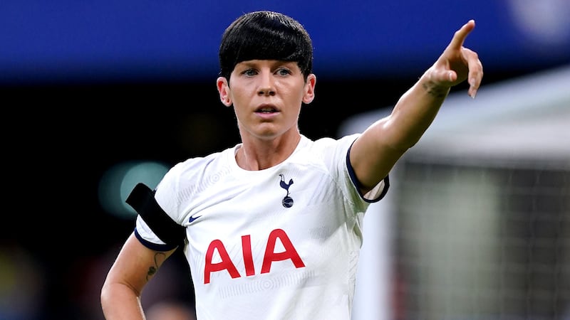 Tottenham Ashleigh Neville has not given up hope of earning a Lionesses call-up (John Walton/PA)